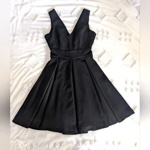 Haute Monde Black Fit & Flare Skater Formal Party Dress Size Small